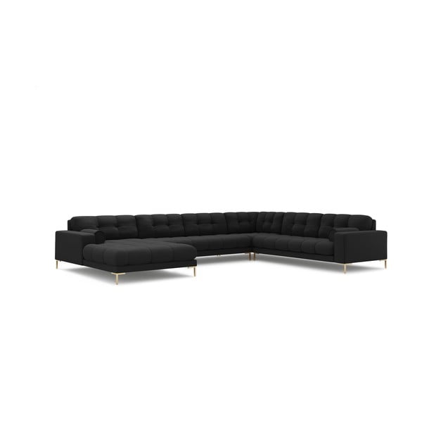 Kampinė sofa tamsiai pilkos spalvos (su dešiniuoju kampu) Bali – Cosmopolitan Design-image-3
