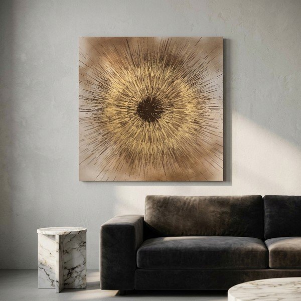 Paveikslas su rėmeliu/tapyba ant drobės 100x100 cm Bold – Bizzotto-image-1