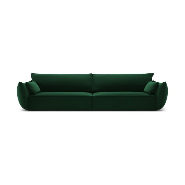 Tamsiai žalios spalvos iš velveto sofa 248 cm Vanda – Mazzini Sofas