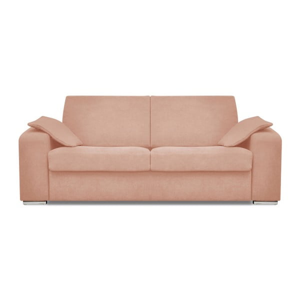 Šviesiai rožinė sofa lova trims asmenims Cosmopolitan design Cancun