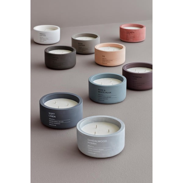 Aromatinė žvakė iš sojų vaško degimo laikas 25 h Fraga: Sea Salt and Sage – Blomus-image-1