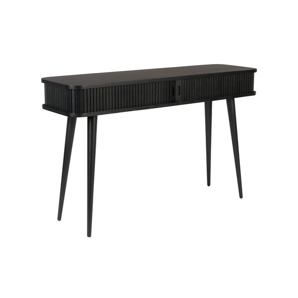 Juodos spalvos konsolinis staliukas Zuiver Barbier, 120 cm ilgio-image-3