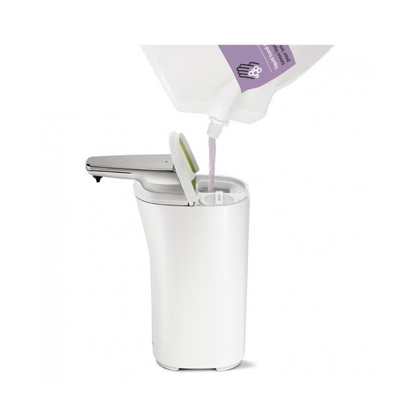 Baltas bekontaktis muilo dozatorius simplehuman Compact-image-1