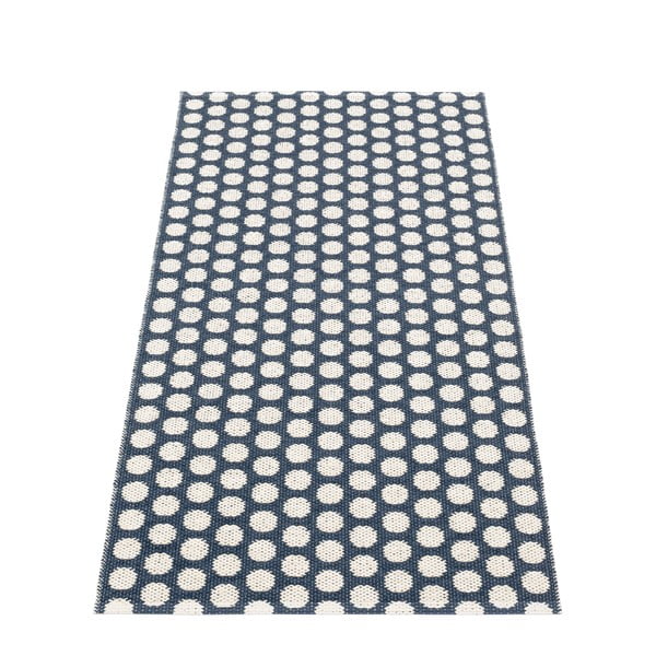 Tamsiai mėlynos spalvos lauko kilimas 70x150 cm Noa Dark Blue – Pappelina