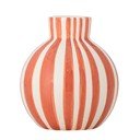 Oranžinės spalvos iš dolomito  dažyta rankomis vaza (aukštis 11 cm) Fian – Bloomingville