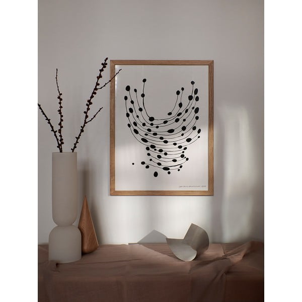 Plakatas 30x40 cm Dancing Dots – Leise Dich Abrahamsen – The Poster Club-image-1
