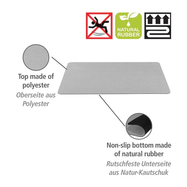 Vonios kilimėlis pilkos spalvos 50x80 cm – Wenko-image-4