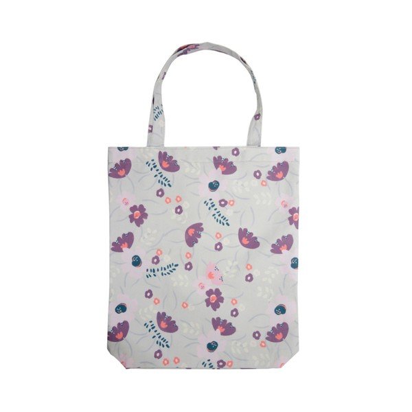 Šviesiai violetinės spalvos pirkinių krepšys Busy B Floral Shopper