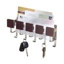 Sieninis raktų laikiklis su pašto dėžute iDesign Fombu