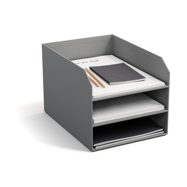 Iš kartono biuro organizatorius dokumentams Trey Paper Laminate – Bigso