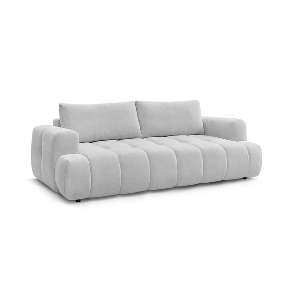 Šviesiai pilkos spalvos sulankstoma/su sandėliavimo vieta sofa 251 cm Fuji – Bobochic Paris-image-3
