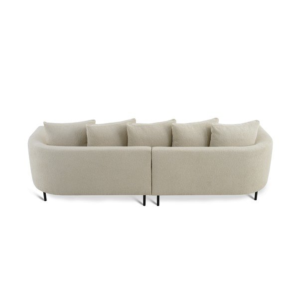 Kampinė sofa smėlio spalvos (su kairiuoju kampu) Vitoria – Scandic-image-4