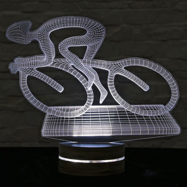 3D stalinė lempa Bike