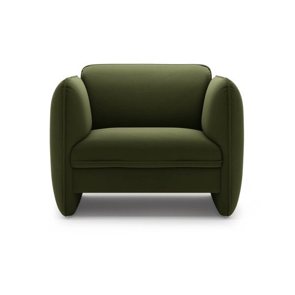 Žalios spalvos krėslas iš velveto Georgia – Micadoni -image-2