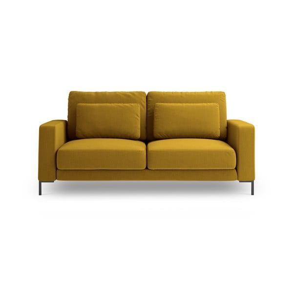 Geltonos spalvos sofa Interieurs 86 Seine, 158 cm