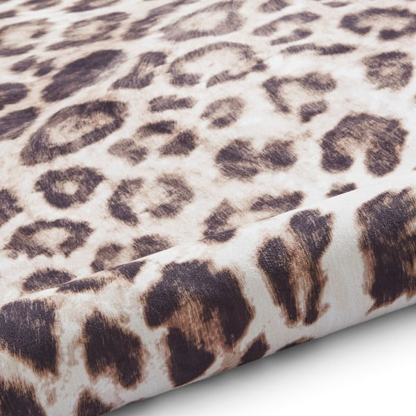 Rudos/smėlio spalvos kilimas 195x155 cm Faux Leopard - Think Rugs-image-3
