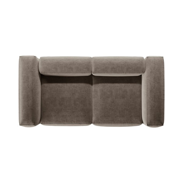 Rudos spalvos sofa 224 cm Bergamo – Cosmopolitan Design-image-3