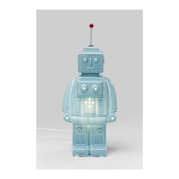 Mėlyna stalinė lempa "Kare Design Robot