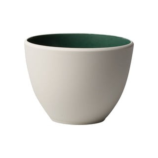 Baltas ir žalias porcelianinis puodelis Villeroy & Boch Uni, 450 ml