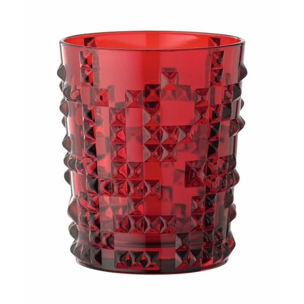 Raudonos spalvos krištolinė stiklinė Nachtmann Punk, 348 ml