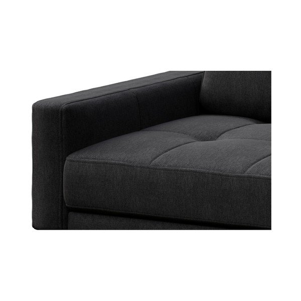 Antracito pilkos spalvos sofa MESONICA Musso Tufted, 210 cm-image-4