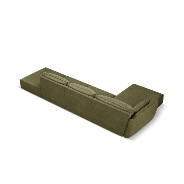 Žalia kampinė sofa (kairysis kampas) Vanda - Mazzini Sofas-image-3