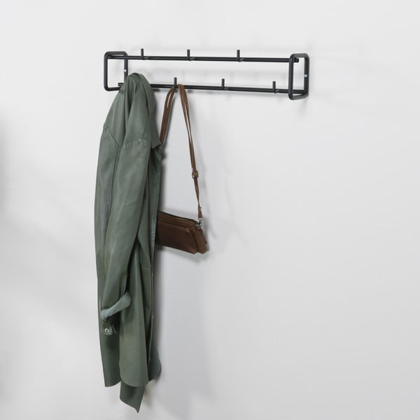 Sieninė lentyna iš metalo juodos spalvos Clint – Spinder Design-image-4