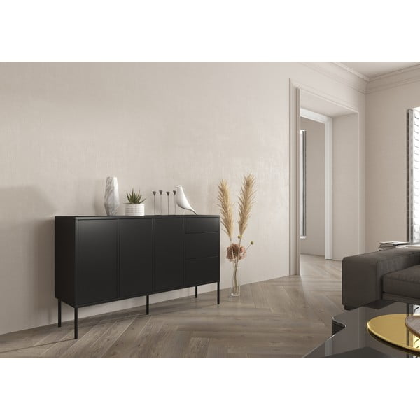 Juoda komoda Skandica Mirka-image-1