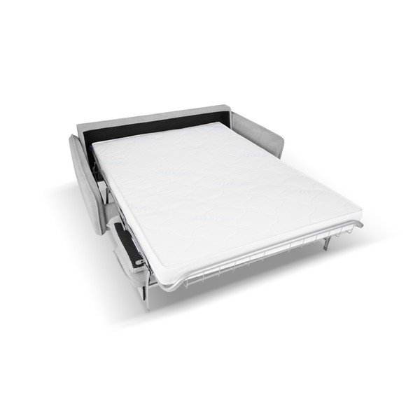 Sulankstoma sofa šviesiai pilkos spalvos 166 cm Dalida – Micadoni Home-image-3