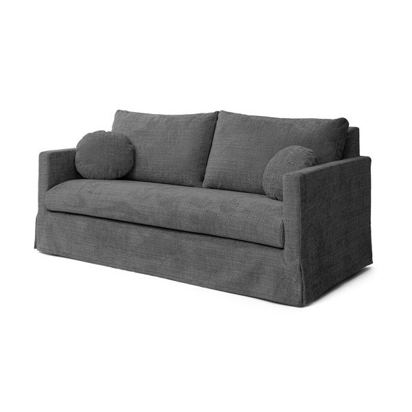 Tamsiai pilkos spalvos sofa 195 cm Paphos – Ropez