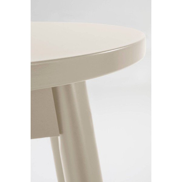 Pilkos spalvos iš pušies masyvo baro taburetė (sėdynės aukštis 65 cm) Kinna – Jotex-image-3