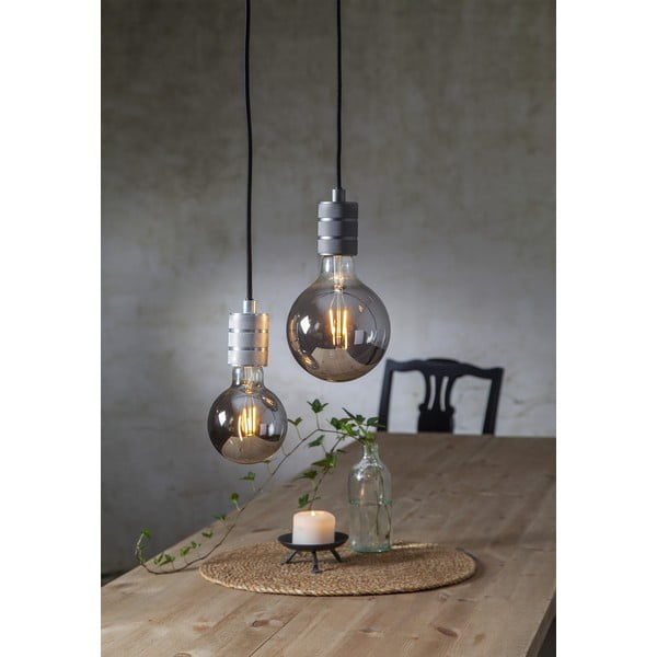 Šilta LED/su kaitinimo siūleliu lemputė 2 W E27, Plain Smoke – Star Trading-image-3