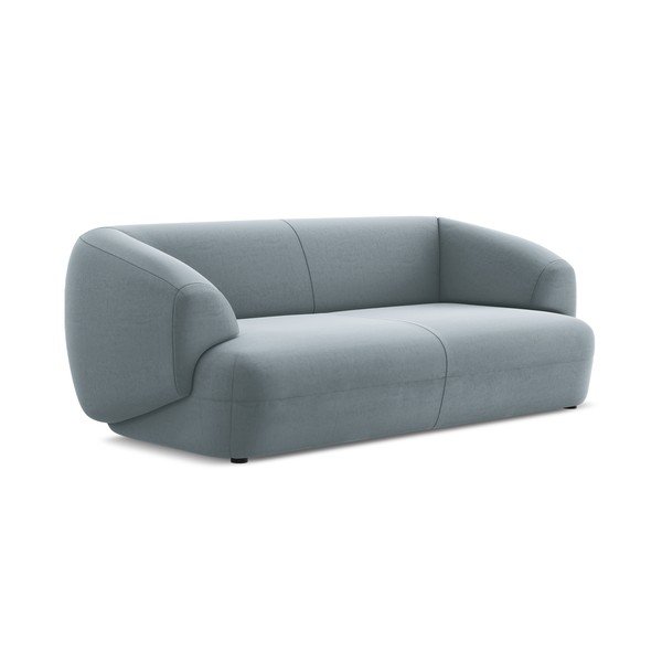 Šviesiai mėlynos spalvos iš velveto sofa 212 cm Moana – Makamii-image-2