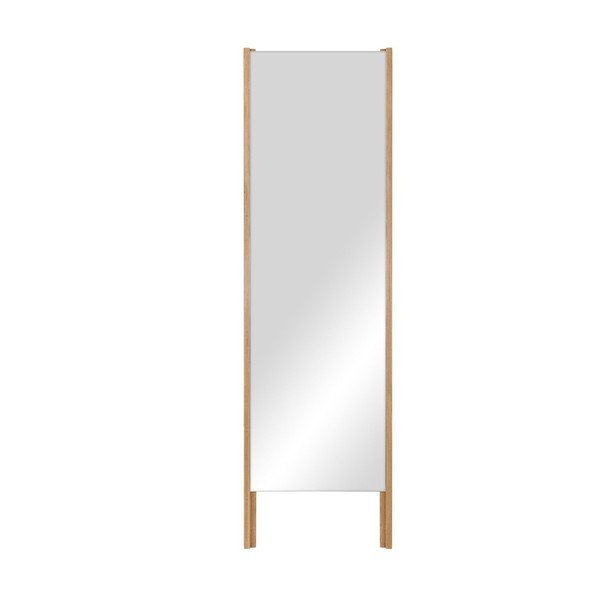 Pastatomas veidrodis su medžio masyvo rėmu 49x166 cm Lun – noo.ma
