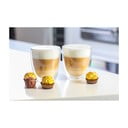Iš stiklo puodeliai 2 vnt. su dviguba sienele/latte kavai 320 ml Amo – Vialli Design
