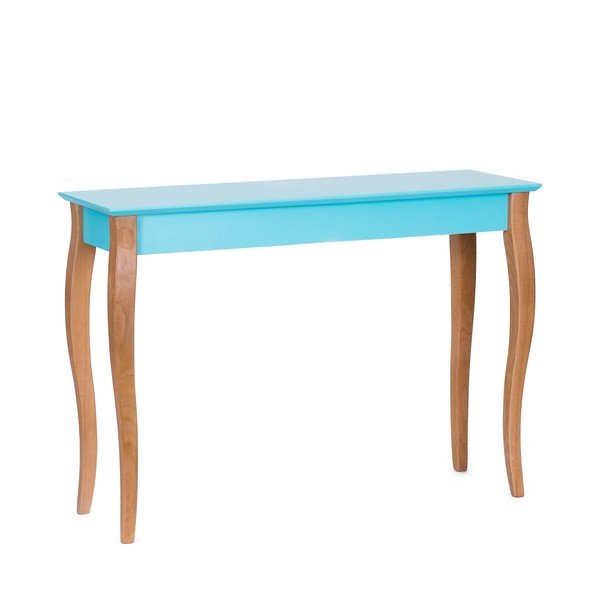 "Ragaba Console" tamsiai turkio spalvos šoninis staliukas, ilgis 105 cm