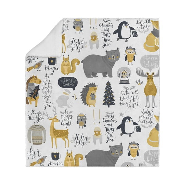 Balta kūdikių antklodė 120x180 cm - Oyo home