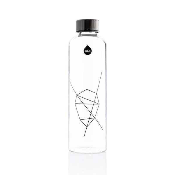 Borosilikatinio stiklo buteliukas su dirbtinės odos dėklu Equa Mismatch Stone, 750 ml-image-2