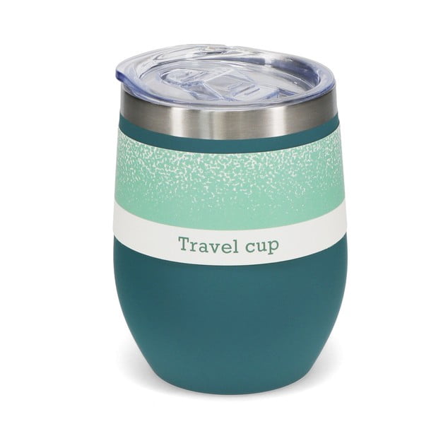 Kelioninis puodelis (ne termo) smaragdinės spalvos 350 ml – Rex London-image-3