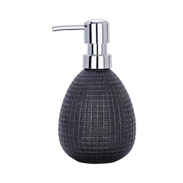 Antracito spalvos keraminis muilo dozatorius Wenko Polaris Jet, 390 ml-image-1