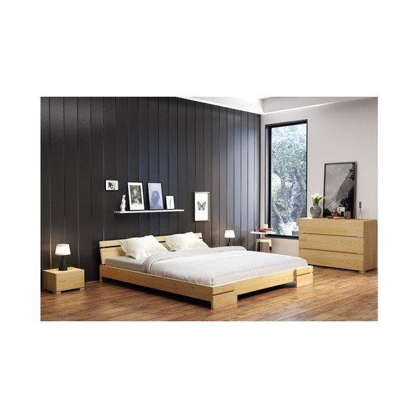 Pušies medienos komoda su 3 stalčiais SKANDICA Sparta-image-3