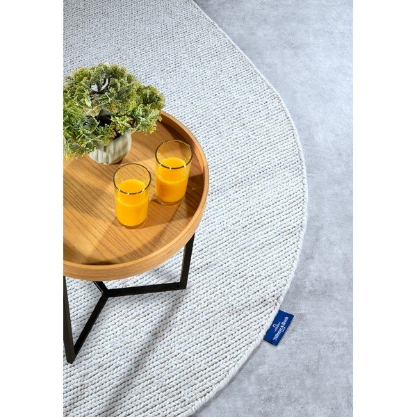 Rankų darbo baltos spalvos iš vilnos kilimas 160x230 cm Francois – Villeroy&Boch-image-2