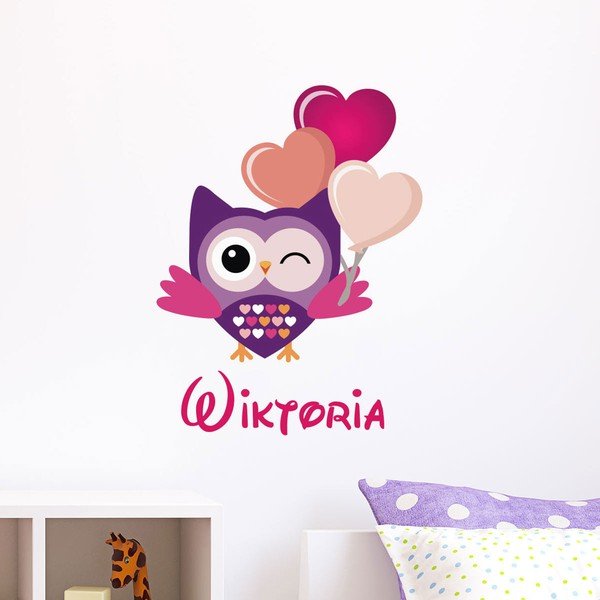 Sienų lipdukas su pavadinimu Ambiance Festive Owl-image-2