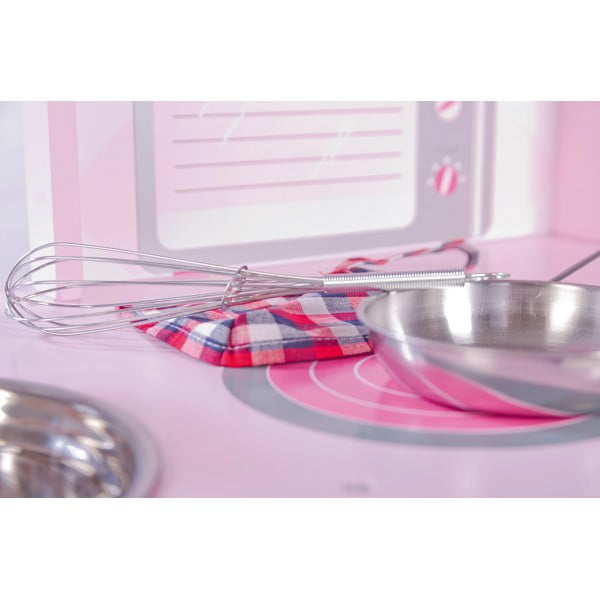 Rausva virtuvė vaikams "Roba Kids Cooker-image-4