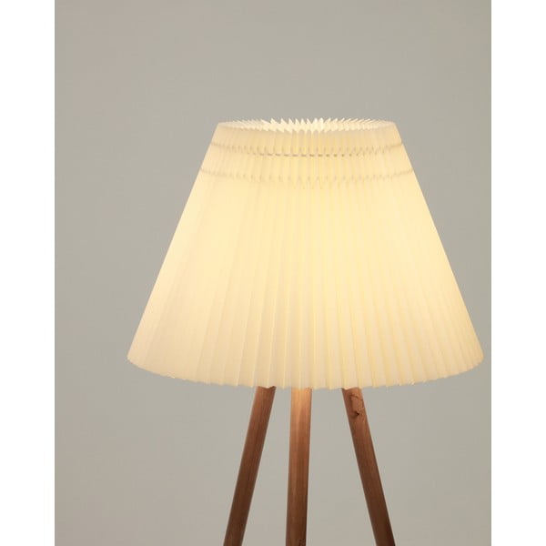 Pastatomas šviestuvas natūralios spalvos (aukštis 149 cm) su tekstiliniu gaubtu Benicarlo – Kave Home-image-3