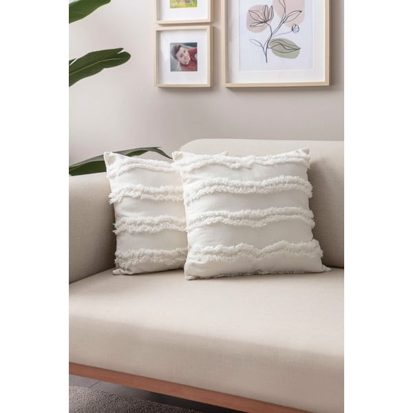 Dekoratyviniai pagalvių užvalkalai 2 vnt. 43x43 cm – Mioli Decor-image-1