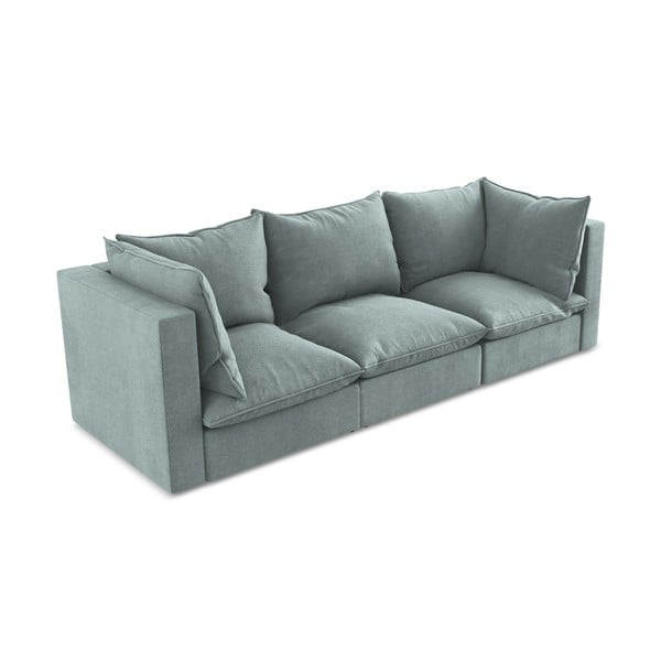 Mėlynos spalvos sofa 255 cm Manao – Makamii-image-4