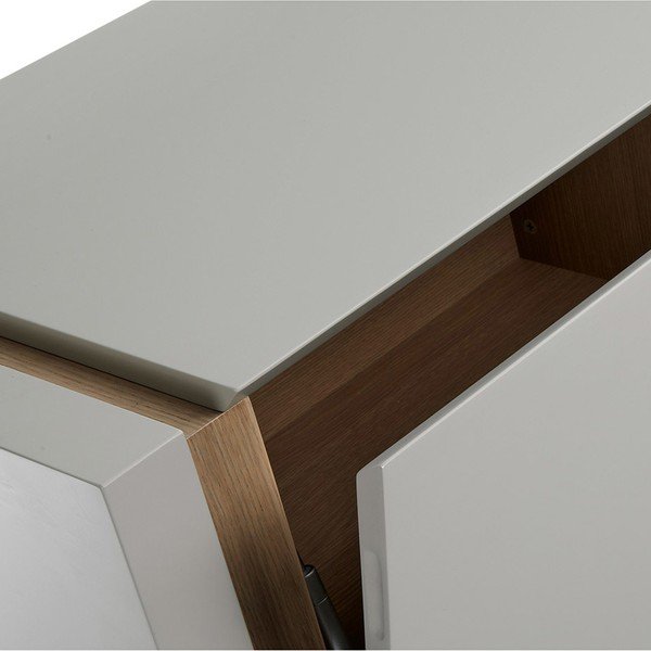 Pilka komoda La Forma Qu-image-1