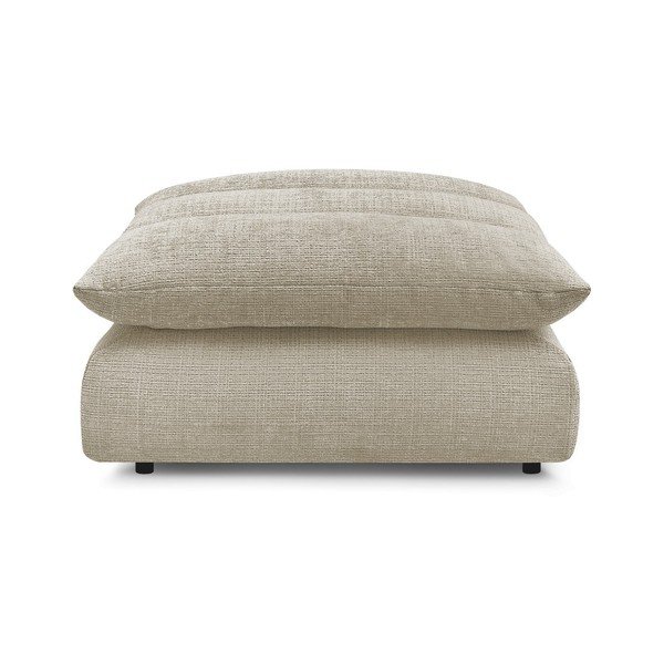 Smėlio spalvos taburetė iš šenilinio audinio Neil – Bobochic Paris-image-3