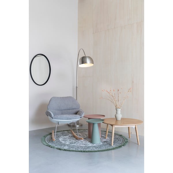 Iš metalo apvalios formos šoninis stalas ø 39,5 cm Ringar – White Label-image-4